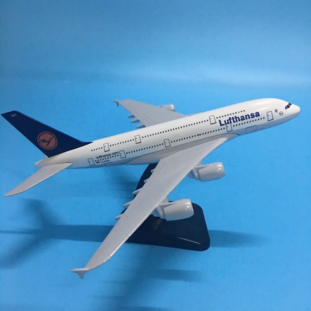 JASON TUTU 20 см модель самолета Модель самолета Lufthansa Airbus A380 модель самолета 1:200 литой под давлением металлический самолет игрушка в подарок