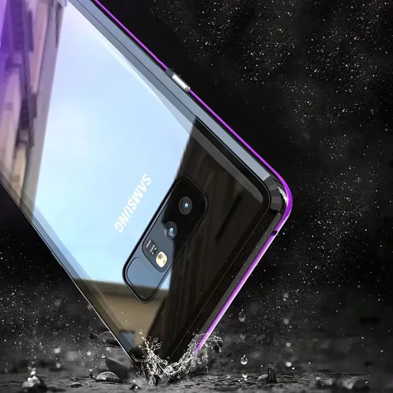 Suntaiho магнит металлический бампер для samsung Galaxy s9 s8 note9 Магнитный Адсорбция дело S8 S9