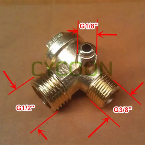 G1/2 '' G3/8'' G1/8 латунный невозвратный обратный клапан с Цинковым Сплавом для