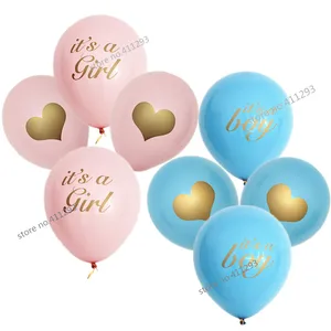 Воздушный шар для душа с золотыми блестками, 12 шт.лот