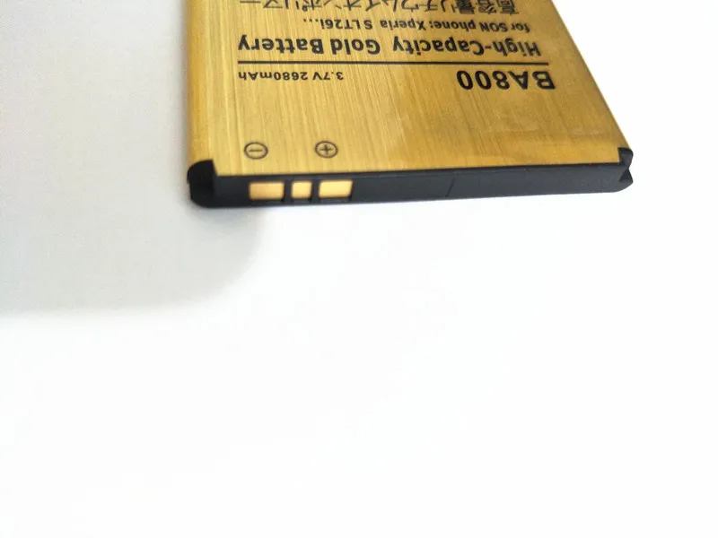 АЗК Золото 2680 мА/ч BA800 BA 800 батарея мобильного телефона для Sony Ericsson Xperia S LT25i V LT26i