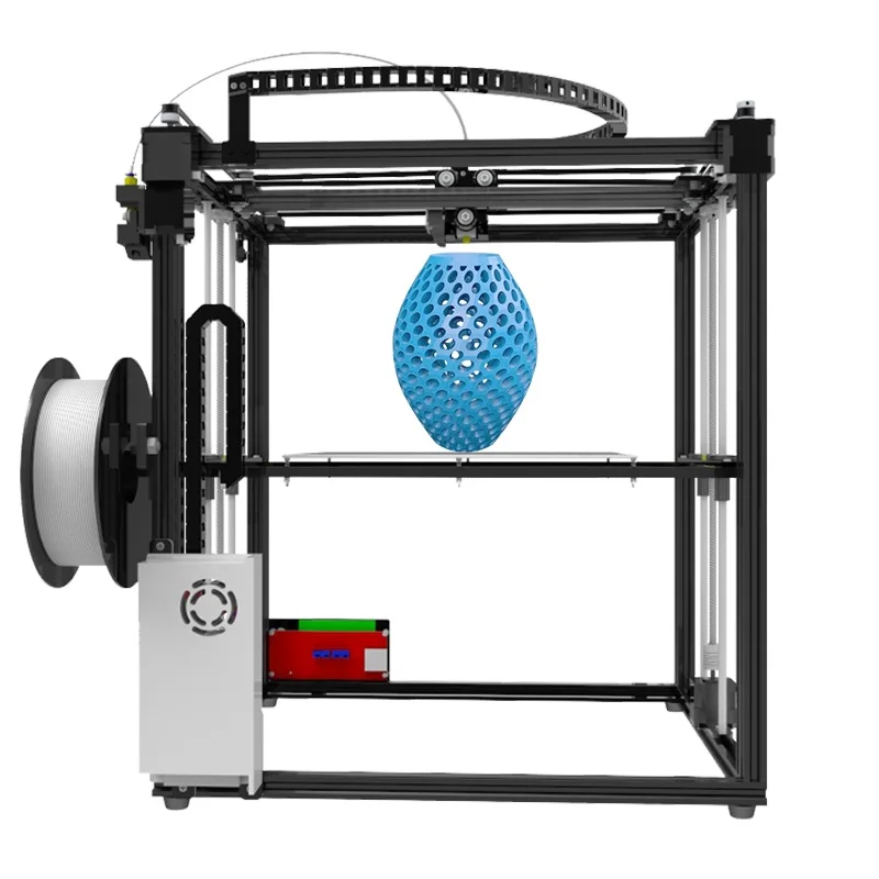 Tronxy X5S 3D принтеры 330*330*400 мм Высокоточный алюминиевый профиль рамы комплект ЖК