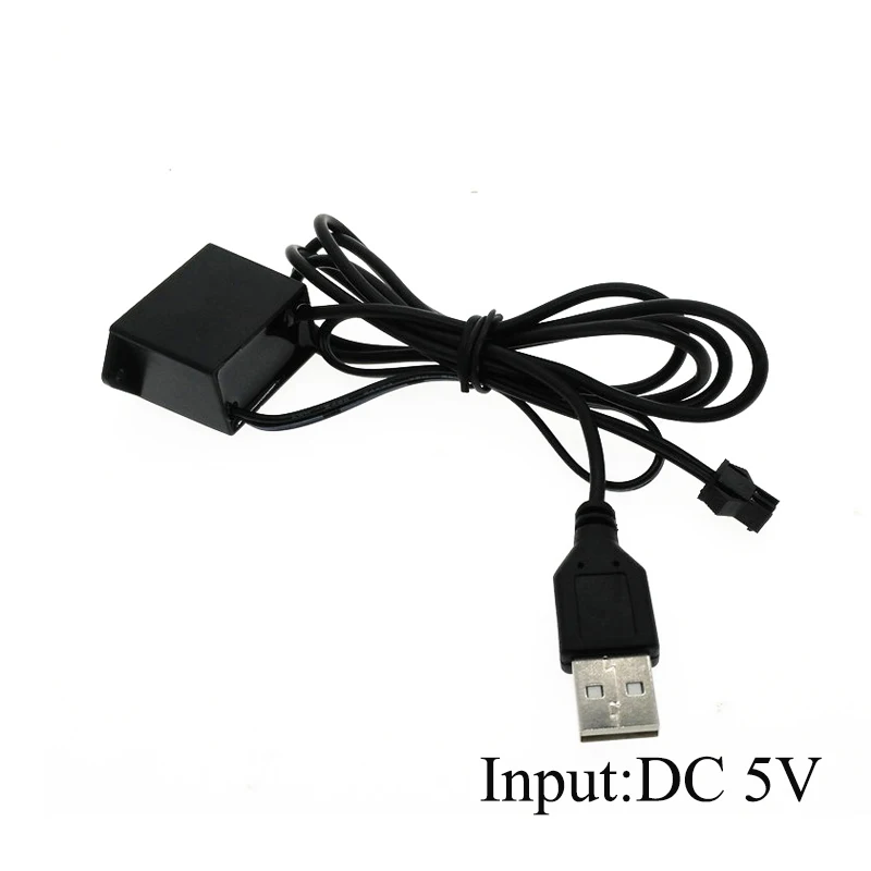 Контроллер инвертора USB EL wire для светодиодной лампы El Wire 1 5 м гибкий неоновый