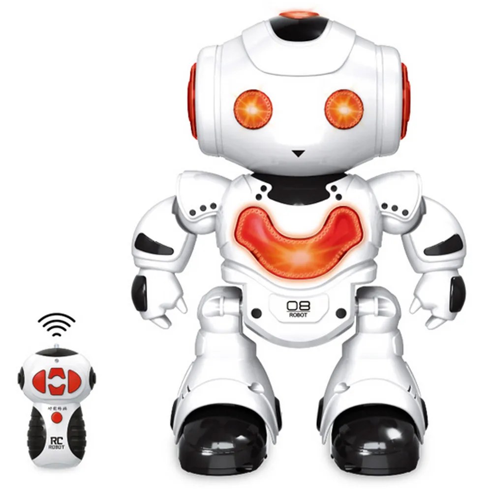 Робот игрушка интеллектуальная фигурка RC робот электронная игрушка робот танцор музыкальная ходьба танцы Музыкальный Электрический робот D301212