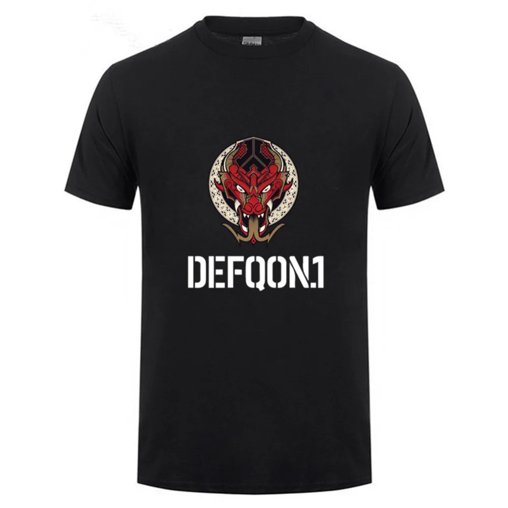 Футболка Defqon.1 Dragonbloon 2018 хлопковая одежда с коротким рукавом популярная уличная