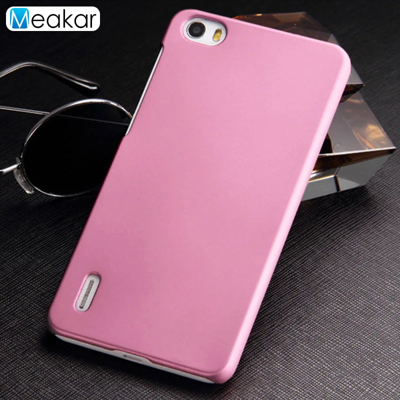 Пластик Coque 5.0For huawei для НУА Вэй слава 6 Чехол для huawei для НУА Вэй слава 6 Honor6 Pro Plus H60-L02 H60-L04 телефона чехол-лента на заднюю панель - Цвет: pink