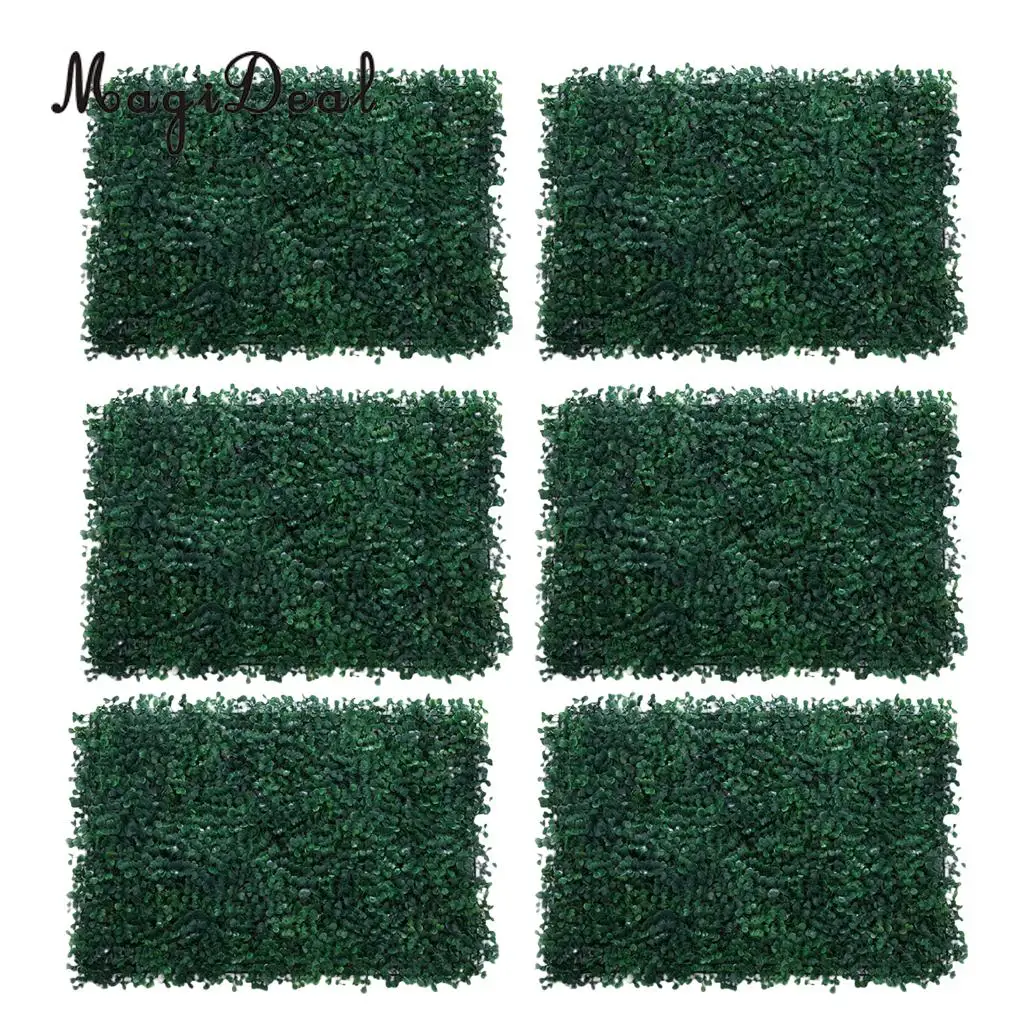 6 шт. настенные панели для украшения дома и сада|artificial foliage plants|artificial foliagedecorative grass |