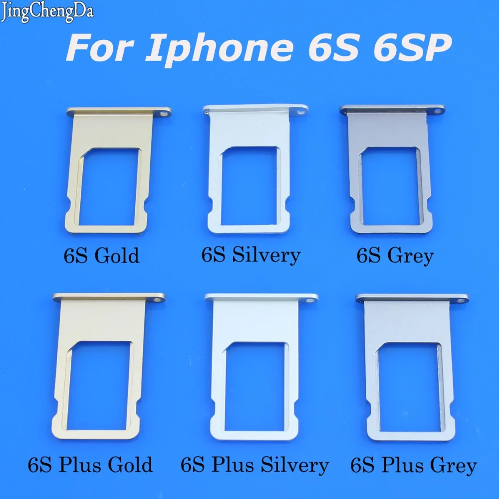 

JCD SIM Card Tray Holder For Apple For iPhone 6s 4.7"inch 6s Plus 5.5"inch Grey Silver Gold Rose Gold Sim Tray Holder