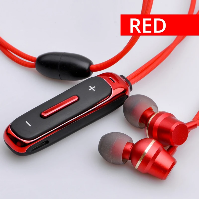 Беспроводные спортивные наушники Bluetooth для Xiaomi mi 9 8 Lite F1 5 Red mi Note 7 Pro 6 5 4 4X 4A 5A 6A наушники с mi c - Цвет: Красный