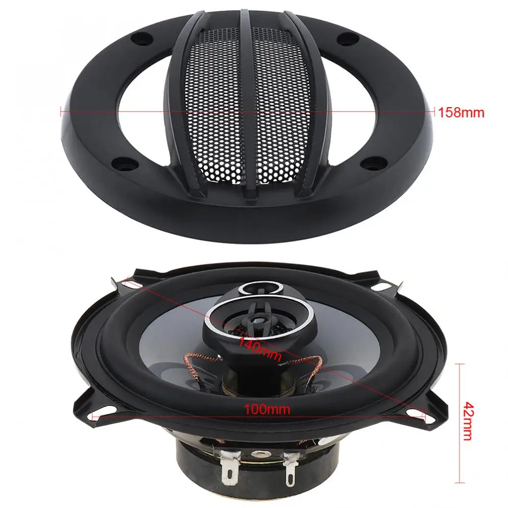 2018 лучший 5 дюймовый 280W Динамик автомобиля HiFi коаксиальный Автомобиль Мотоцикл