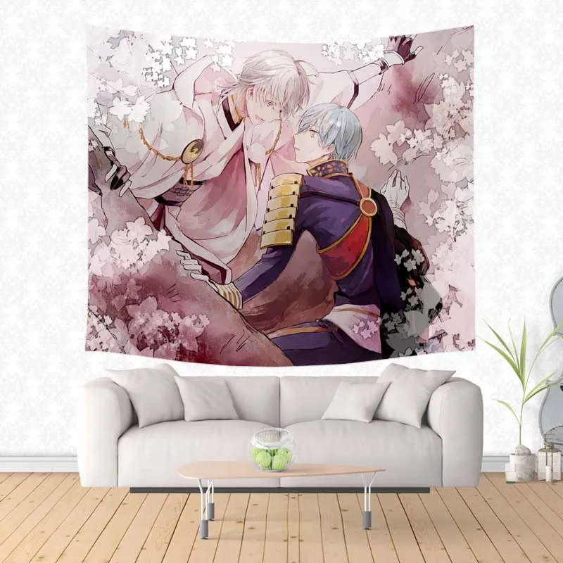 Домашний декоративный гобелен Touken Ranbu Настенный Ковер полиэстерное покрытие для