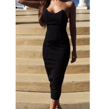 Сексуальное черное женское платье без бретелек|women dress|black women