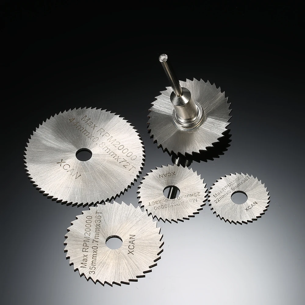 Мини дисковые пилы из быстрорежущей стали 6 шт. набор роторных режущих