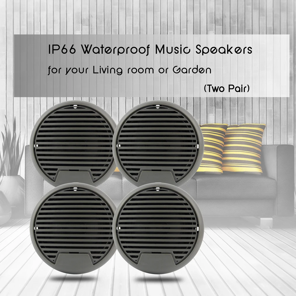 Водонепроницаемые колонки для морского мотоцикла 3 дюйма 140 Вт аудиосистема