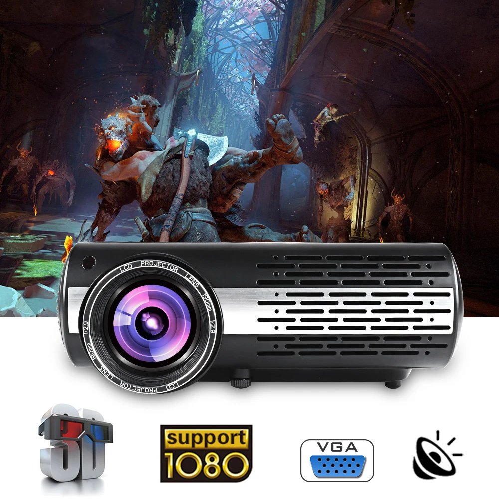 Poner Saund M2 светодиодный 4K 2K FULL HD проектор 6500 люмен 3D Поддержка домашнего кинотеатра HDMI USB VGA AV Vs светодиодный 9 100 дюймов занавес опционально