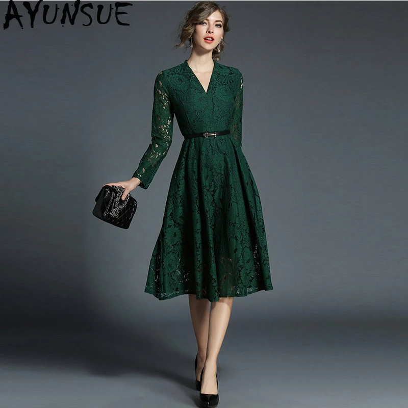 Летние женские платья корейское зеленое платье сексуальное с v образным вырезом