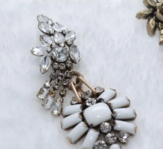 Горячая Распродажа винтажные длинные серьги подвески из смолы ярко синего