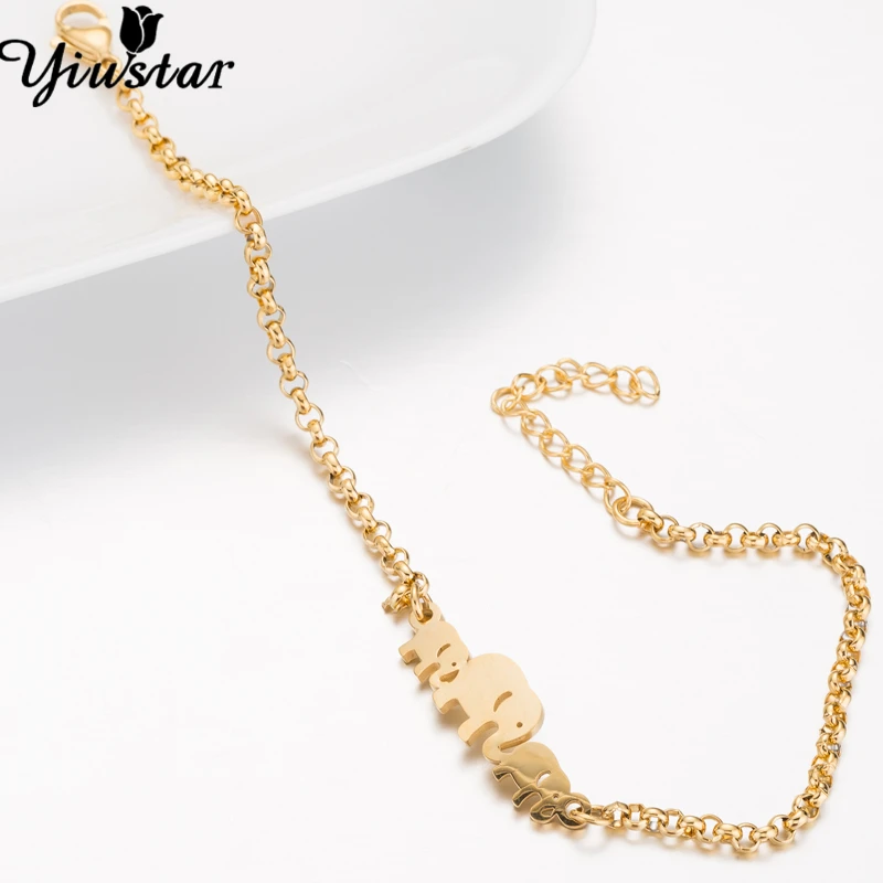 Yiustar Boho Aniaml подвески для девушек из нержавеющей стали женские индийские
