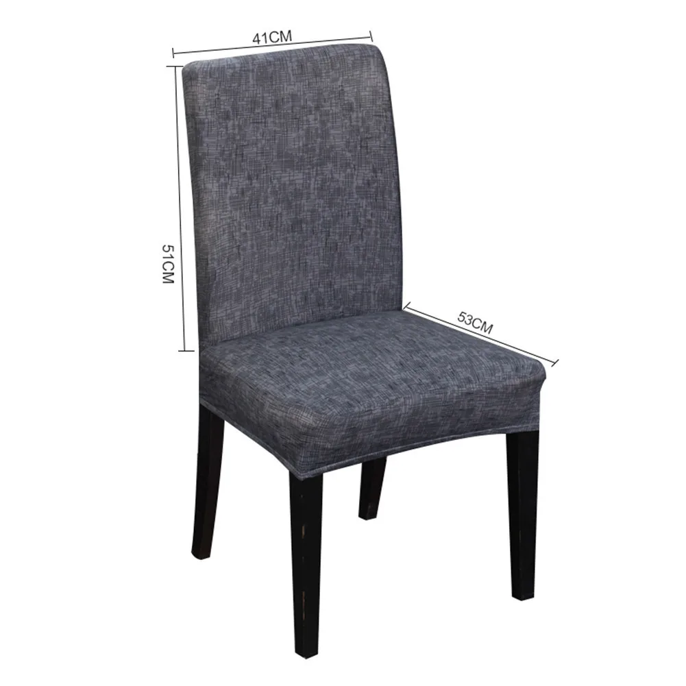 

Jacquard Spandex Stretch Dining Chair Covers Machine Washable Restaurant For Weddings Banquet Hotel Chair Cover Slipcovers