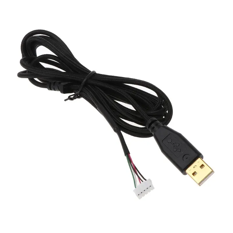 Прочный нейлоновая плетеная линия USB кабель для мыши Замена провода razer Naga