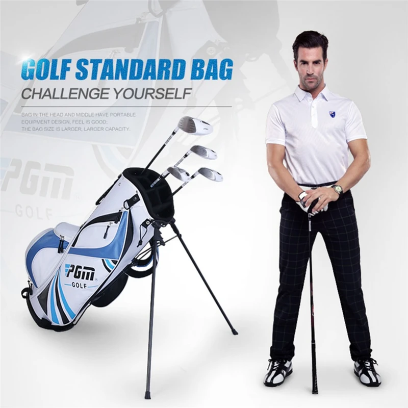 

Golf Rack Tripod Bag Backpack Bag 11-Piece Clubs Container Anti-Friction Golf Cart Bag Staff Golf Package Hold Clubs D0066