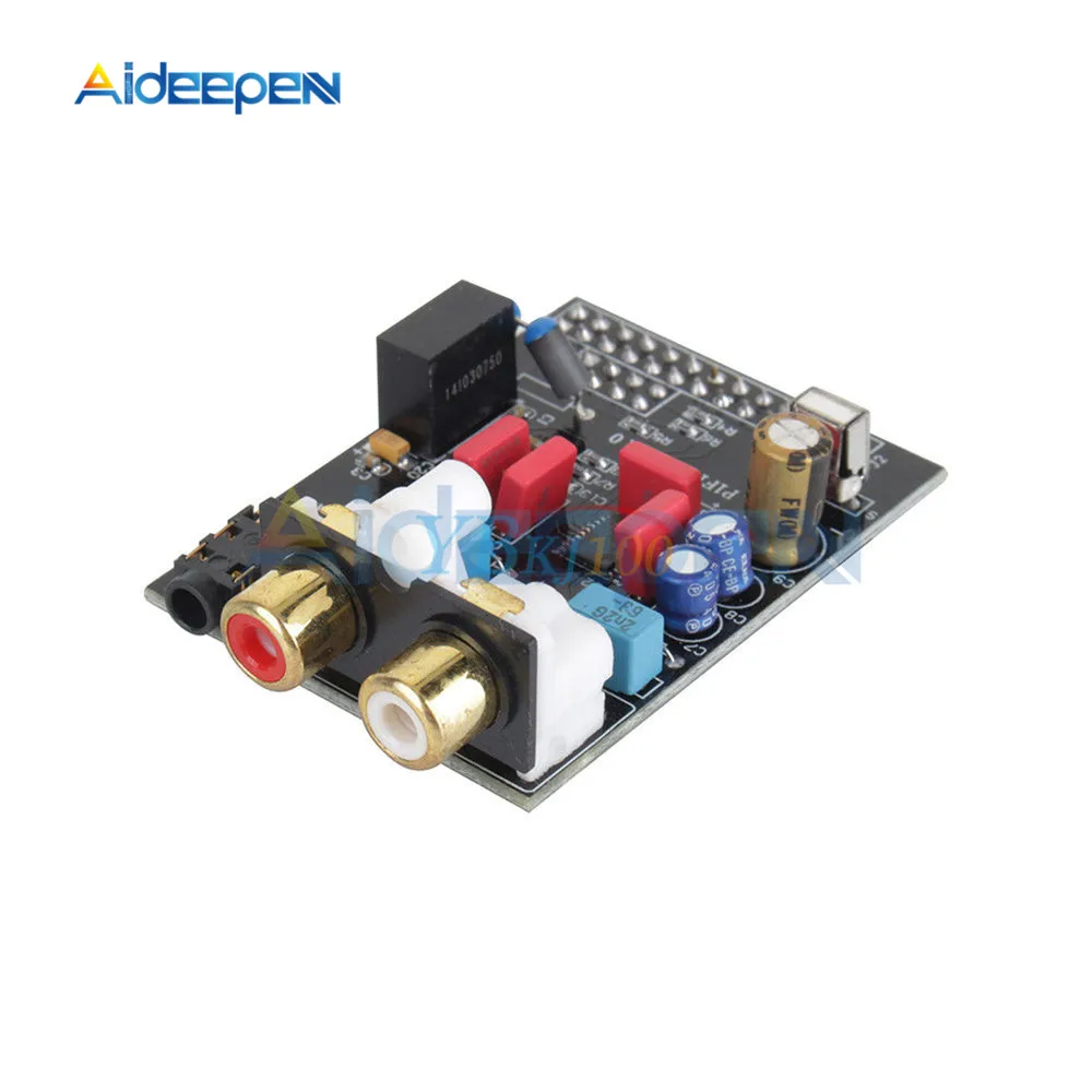 HIFI DAC Аудио Звуковая карта модуль Плата расширения ies интерфейс 384 кГц для Raspberry pi/2/3/B+ аудио модуль
