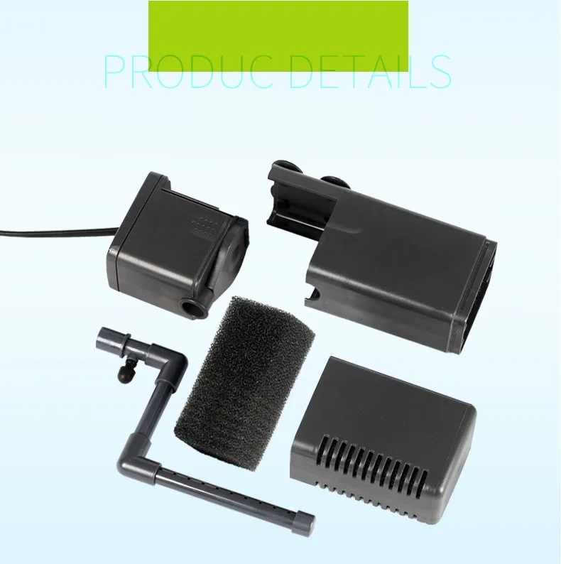 SOBO маленький фильтр для аквариума бесшумная Фильтрация оксигенации и циркуляция