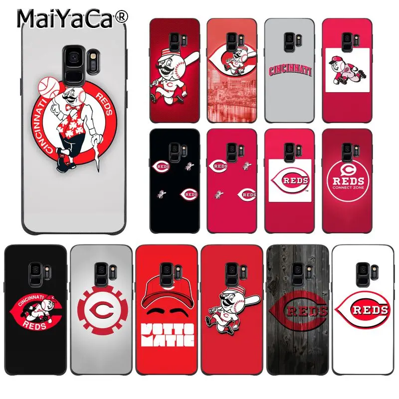 Мягкий силиконовый чехол MaiYaCa Cincinnati для Samsung S9 plus S5 S6 S6edge S6plus S7 S7edge S8