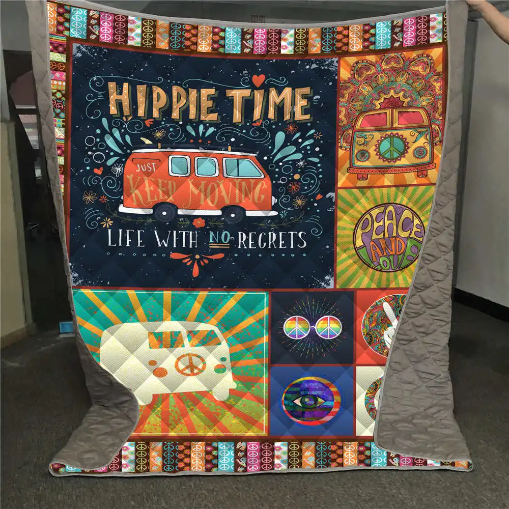 Дропшиппинг 3D печатное одеяло для кемпинга пешего туризма автомобиля детей