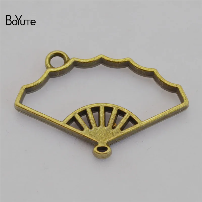 BoYuTe Metal Alloy Gourd/Apple/Fan Pendant Blanks Tray Bezel DIY Hand Made Jewelry Accessories Wholesale | Украшения и аксессуары