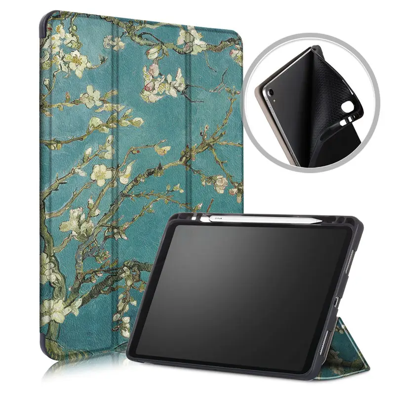 С держателем карандаша Чехол для iPad Pro 1"() силиконовый мягкий чехол для iPad Pro 11 дюймов Smart Cover Funda+ Pen+ Flim