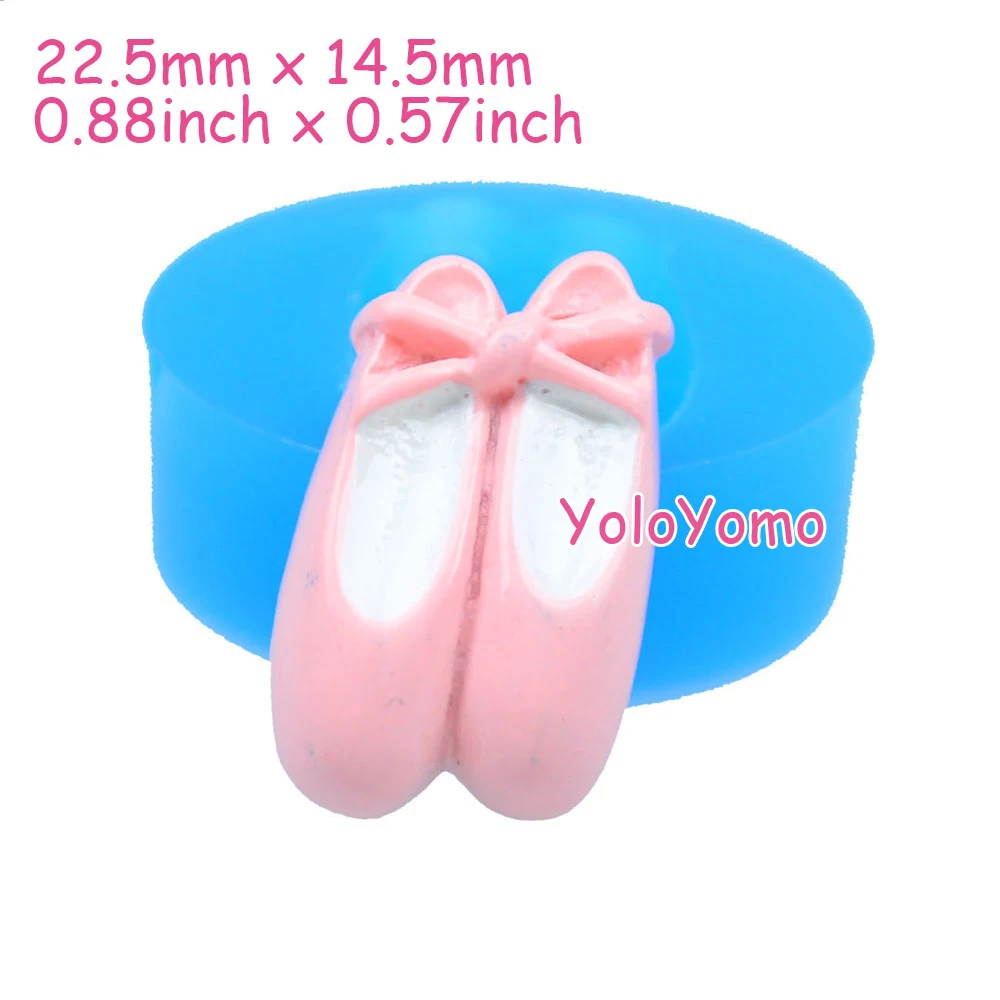 F268YL 22 5 мм балетки обувь силиконовая форма Форма Sugarcraft Fondant ювелирные изделия