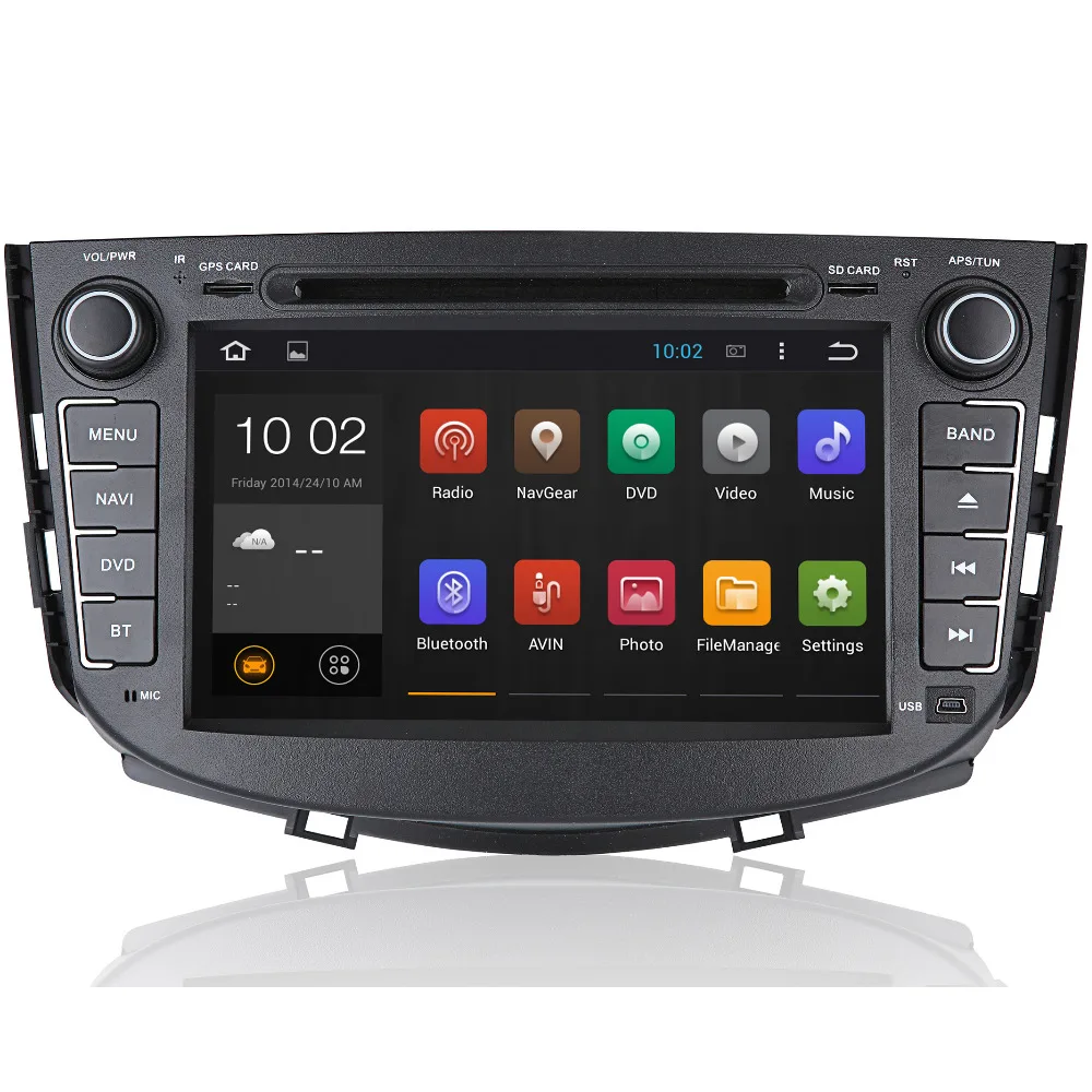 Автомобильный DVD плеер с восьмиядерным процессором Android 8 1 2 Гб ОЗУ GPS навигация