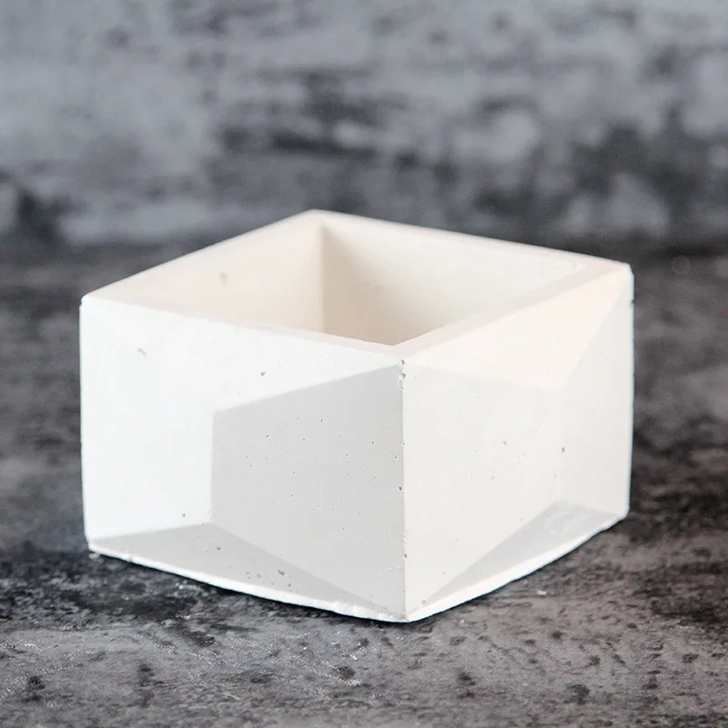 Новый силиконовый бетон Schimmel Geometrische Bloempotten цемента Vaas Handgemaakte ящик для комнатных