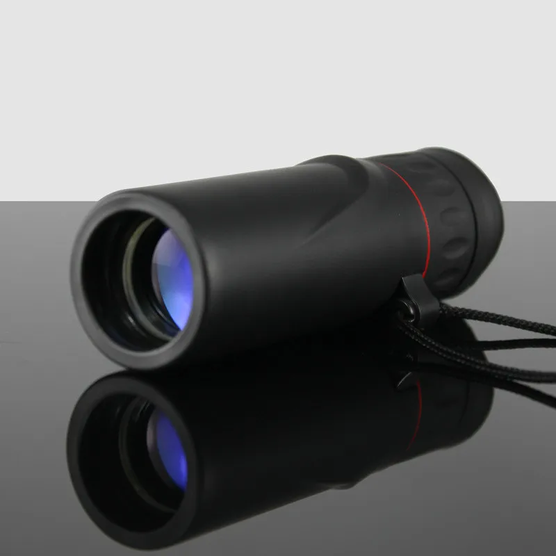 Mini 10X25 portable monocular Telescope shockproof monoculars telescope Focus Green Film Binoculo Optical Hunting Scope