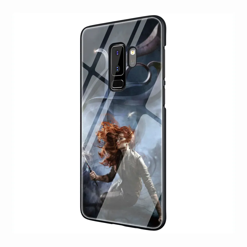 G8 Сумеречные закаленное Стекло TPU черный чехол для Galaxy S7 Edge S8 S9 плюс S10 Note 8, 9, 10, A10 20 30 40 50 60 70 - Цвет: G8