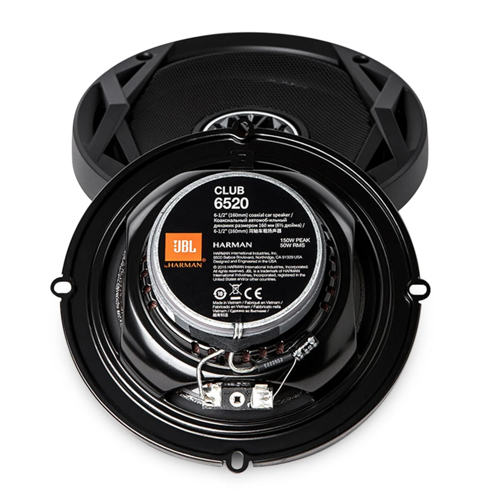 JBL CLUB6520 6 5 дюймов 50 150 Вт коаксиальный динамик двухсторонний автомобильный стерео