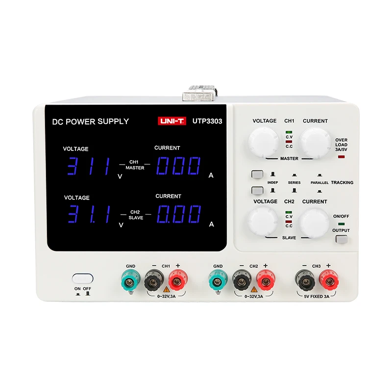 Высокая точность регулируемый Цифровой DC Мощность поставить UNI-T UTP3303 32 V/3A импульсного источника питания ЕС 220V лабораторно в Напряжение регулирующим