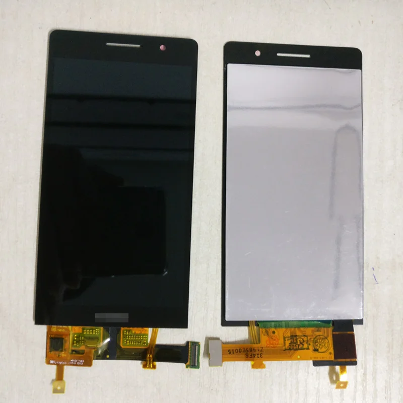 Черный/белый 4 7 дюймов для Huawei Ascend P6 P6S S ЖК-экран + сенсорный экран дигитайзер в