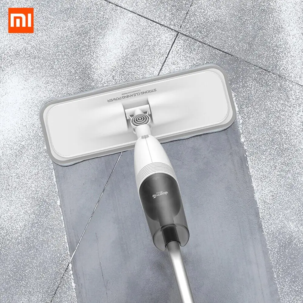 Xiaomi Deerma спрей Швабра 360 градусов вращающийся ручной Mijia швабра с функцией распыления воды домашняя Чистящая кисть для уборки пыли