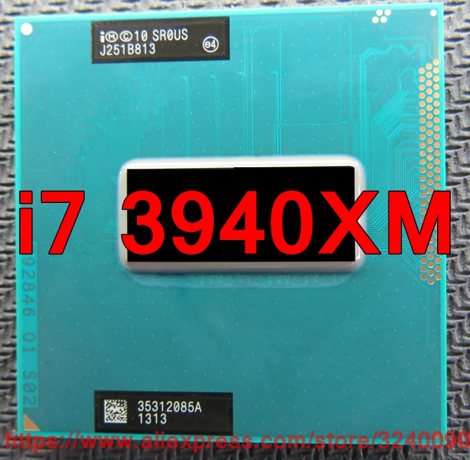 Оригинальный процессор lntel Core Extreme I7 3940XM SR0US 8 Мб кэш-памяти 3 0 ГГц-3 9 ГГц/четыре ядра