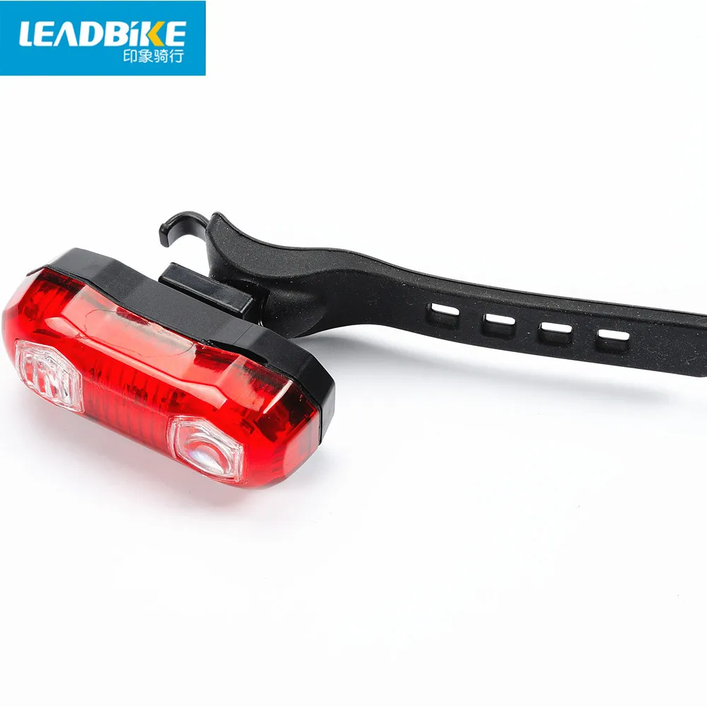 Leadbike 5 LED велосипедный задний фонарь шлем красная вспышка 2 режима велосипедная