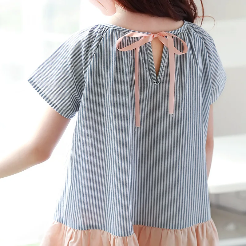 Детская одежда новые летние детские платья в Корейском стиле для девочек