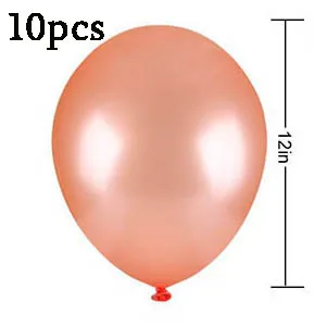 10pc 12in rosegold Розовые золотые воздушные шары на день рождения, свадебные шары, кольцо с бриллиантом, фольгированный шар для невесты, воздушный шар, декор для свадьбы и Помолвки - Цвет: 10pc 12in rosegold