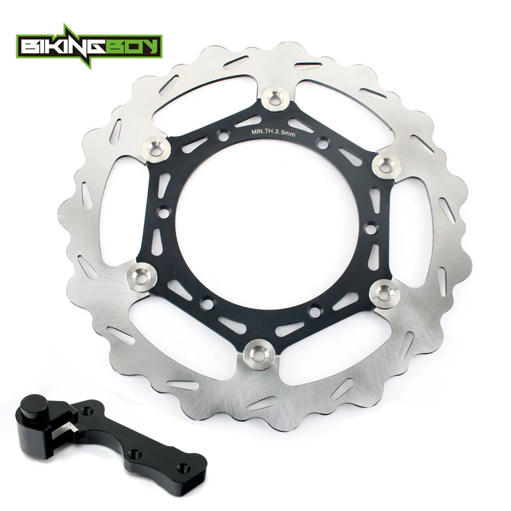 BIKINGBOY для YAMAHA YZ 125 250 08-16 YZ250F 07-17 YZ450F 2008-2017 YZF YZ-F Oversize 270 мм спереди тормозного диска