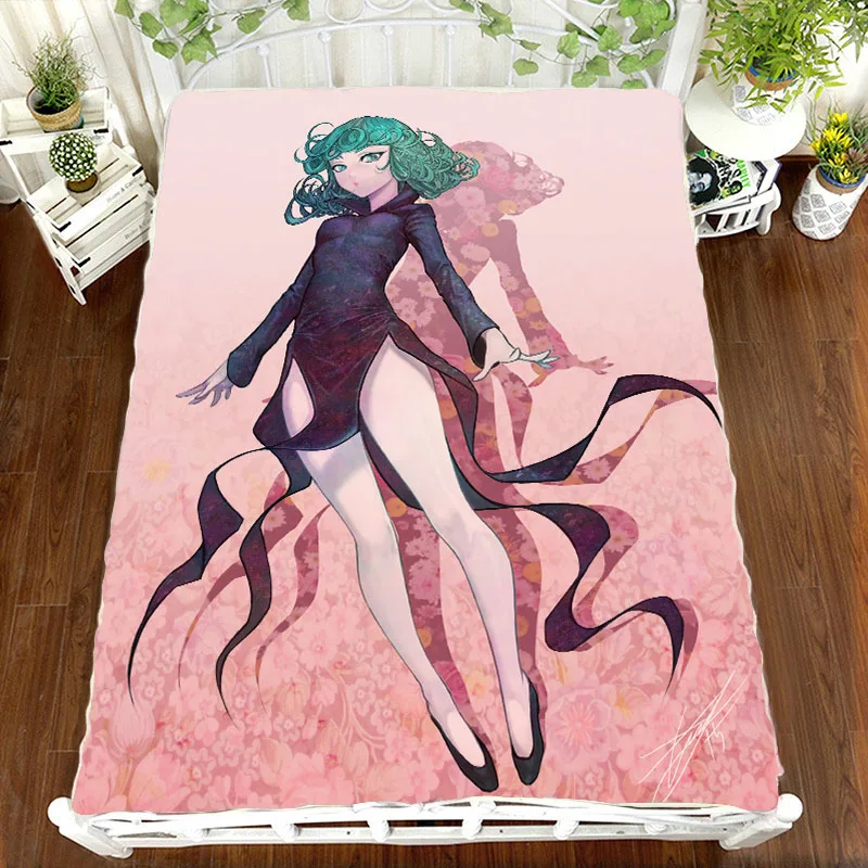 Простыня с Аниме Манга ONE PUNCH MAN простыня 150*200 см | Дом и сад