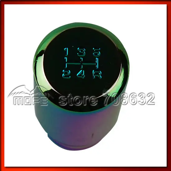 

Aluminum Colorful Car Shift Knob 5 Speed Pattern Diameter: 8mm, 10mm, 12mm