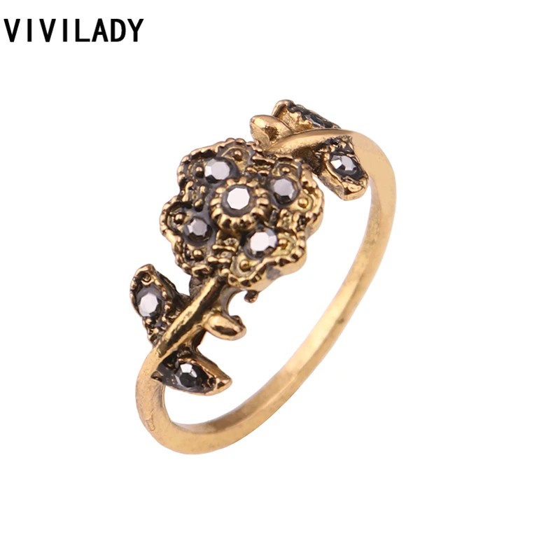 VIVILADY 11 шт./компл. этнический старинный палец средней длины ранняя Луна Звезда