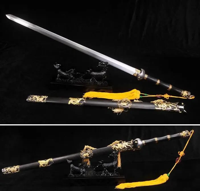 Складная стальная ручная Штамповка с рисунком полностью китайская вишня меч для