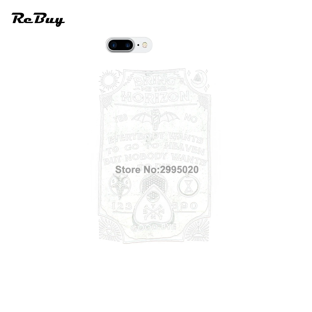 Глазури Чехлы для мангала iPhone 6 6S Plus плюс Bring Me the Horizon 7 принципиально В виде